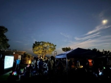 月と星空観望会&焚火トークナイト