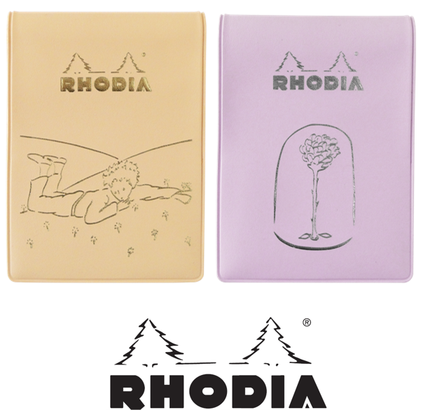 RHODIA カバー付きメモ 王子さまとバラ
